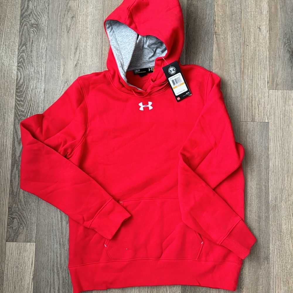 New Women’s Red Small Under Armour Hoodie